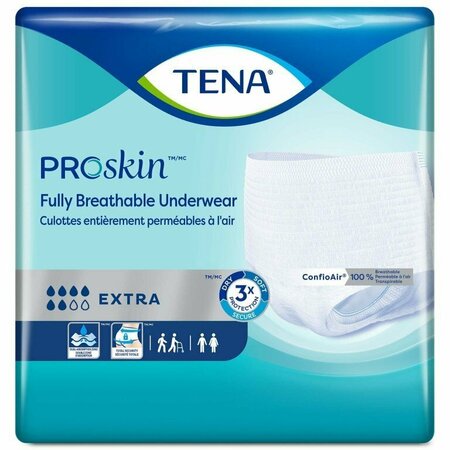 TENA PROSKIN EXTRA PROTECTIVE Tena Extra Absorbent Underwear, 2X-Large, 48PK 72518
